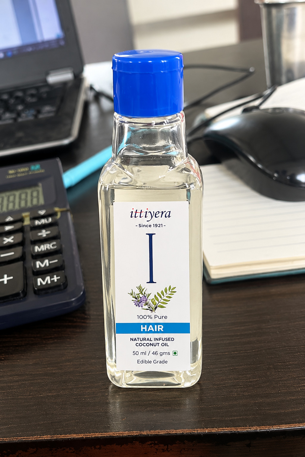 Infused Hair Oil Desk Portrait