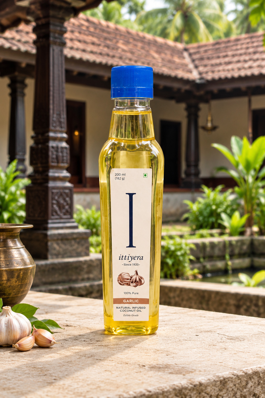 Ittiyera Garlic-Infused Coconut Oil