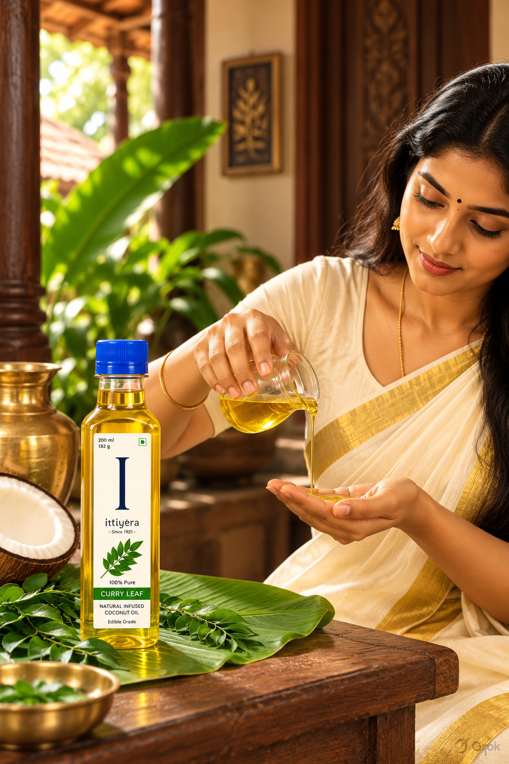 Kerala Herbal Oil Ritual