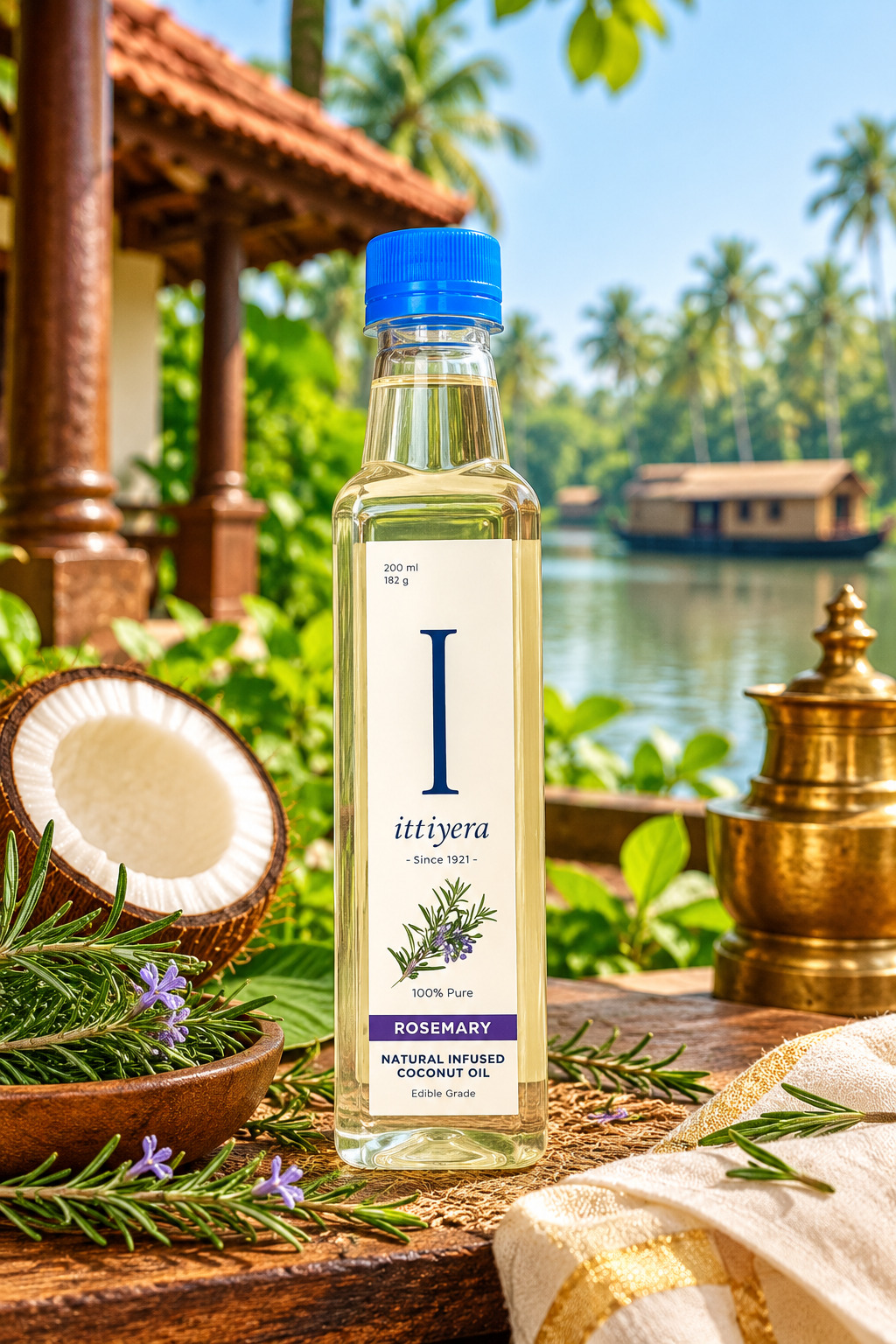 Rosemary Coconut Oil in Kerala Serenity