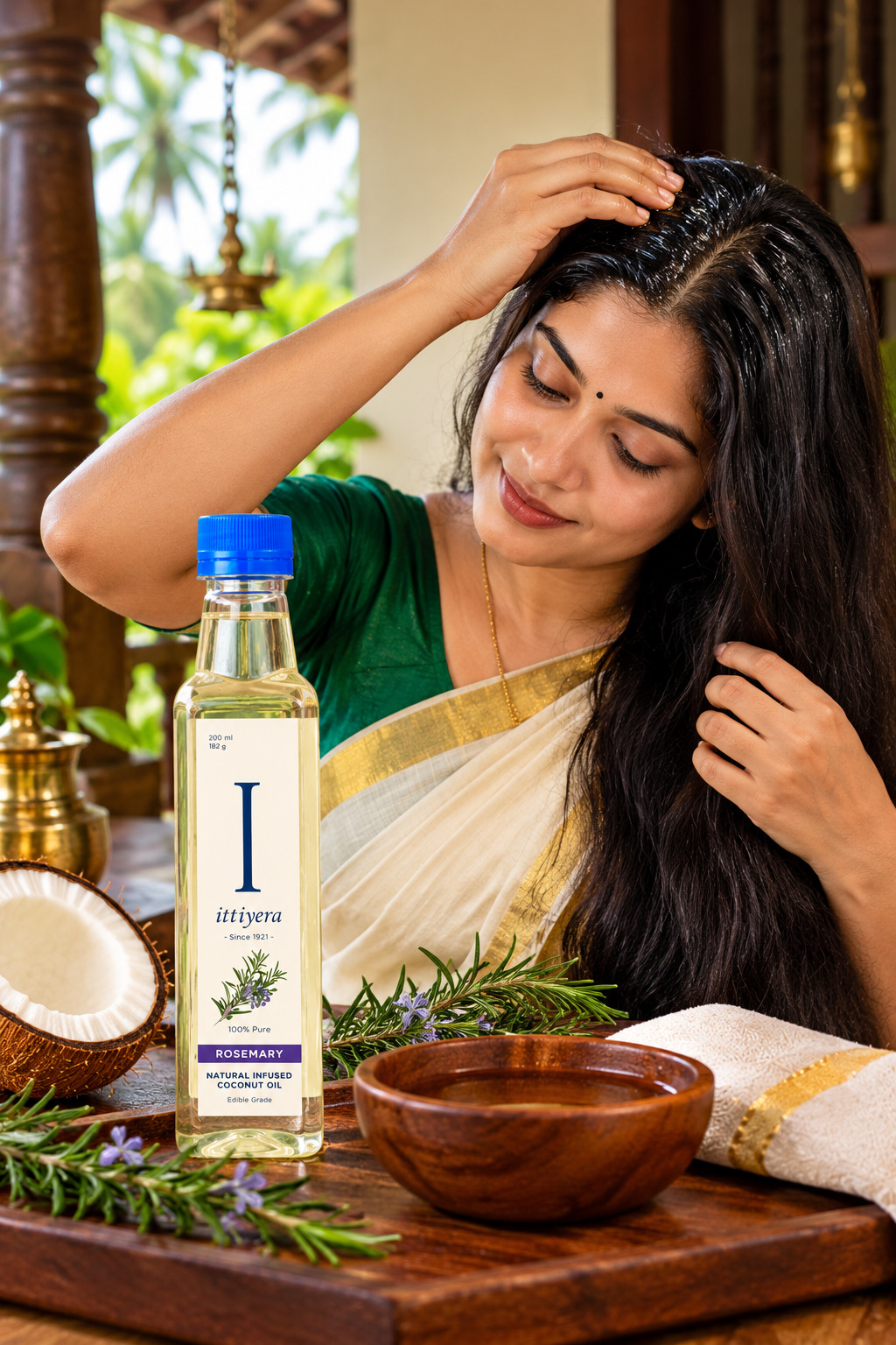 Traditional Rosemary Coconut Hair Ritual